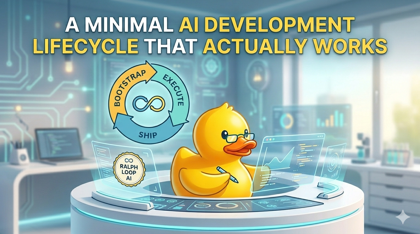 A Minimal AI Development Lifecycle That Actually Works